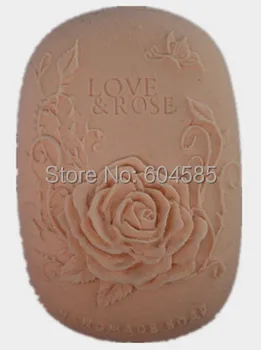 love rose, направи си сам, 3D силиконови форми за сапун, празни приказки, торта, шоколад, форми за украса на кухненско торта FM289