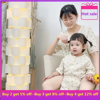 Фамилна фамилна серия домашни дрехи за майка и дъщеря корейската версия лятна пижама за почивка за майки с климатик, благоприятни за кожата