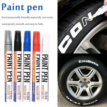Водоустойчива боя за автомобилни гуми, маркер, сензорна писалка, химикалка за графити, дръжка за вход, офис-канцеларски материали, боя премиум-клас на водна основа, дръжка