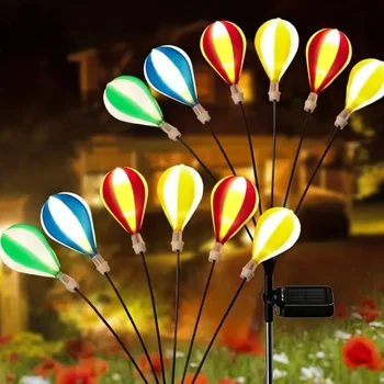 LED Слънчеви цветни балони на външния лампа за тревата Водоустойчива IP65 Пътека Двор Сватбата е Празник, Украса на градината Слънчева фестивал лампа
