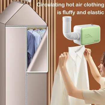 Електрическа сушилня за дрехи 110/220 В, богат на функции бързосъхнеща дрехи, обувки, дрехи, сешоар с топъл въздух, нагревател, сушене машина