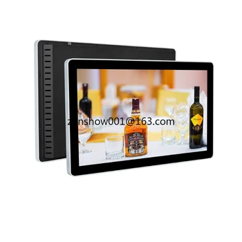 Стенен 21-22-инчов LCD дисплей с видеосъемкой, екран за видео в помещение, цифрови означения за рекламно оборудване за магазин