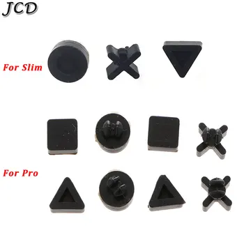 JCD 1 компл. Сменяеми Нескользящие Силиконови Крачета Долен Капак За Sony PS4 PS 4 Slim & Pro Гумени Крачета на Кутията