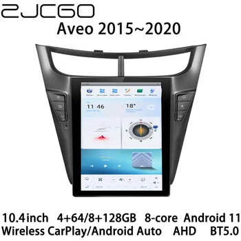 ZJCGO Автомобилен Мултимедиен Плейър Стерео GPS Радио Навигация Android 11 Екрана, за Chevrolet Sail Aveo 2015 2016 2017 2018 2019 2020