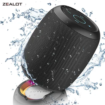 ZEALOT S53 Портативен Bluetooth Високоговорител Външно Съединение TWS Висококачествен Звук IPX6 Водоустойчив Високоговорител 10 часа употреба