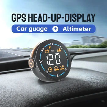 2023 Нов интелигентен GPS HUD-сензора, дисплей скоростта, разпознаване на жестове, часовници, височина, околната светлина, фарове за дисплей за всички автомобили