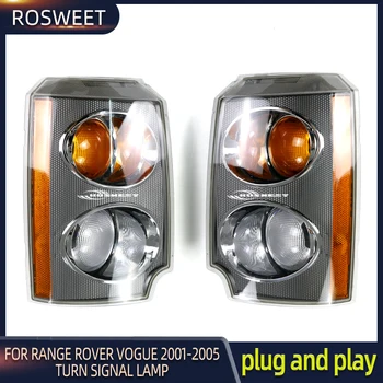 Ъглова лампа, на страничния показалец на завоя, за Land Range Rover L322 Vogue 2002 2003 2004 2005 детайли индикаторна лампа пред фаровете на колата