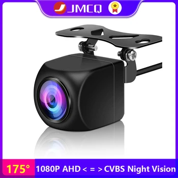 JMCQ 175 ° 1920x1080P Колата HD AHD Камера за Задно виждане Рибешко Око Звездната Светлина за Нощно Виждане HD Универсален Автомобил за Обратно виждане