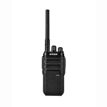 HYDX C112 Професионален FM-радиоприемник 2 W UHF 400-470 Mhz IP54 Кодиращо VOX Монитор Здрав радио хям FRS GMRS Двустранно Радио